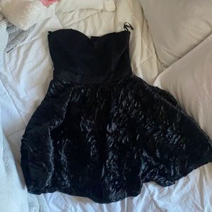 shot black dress